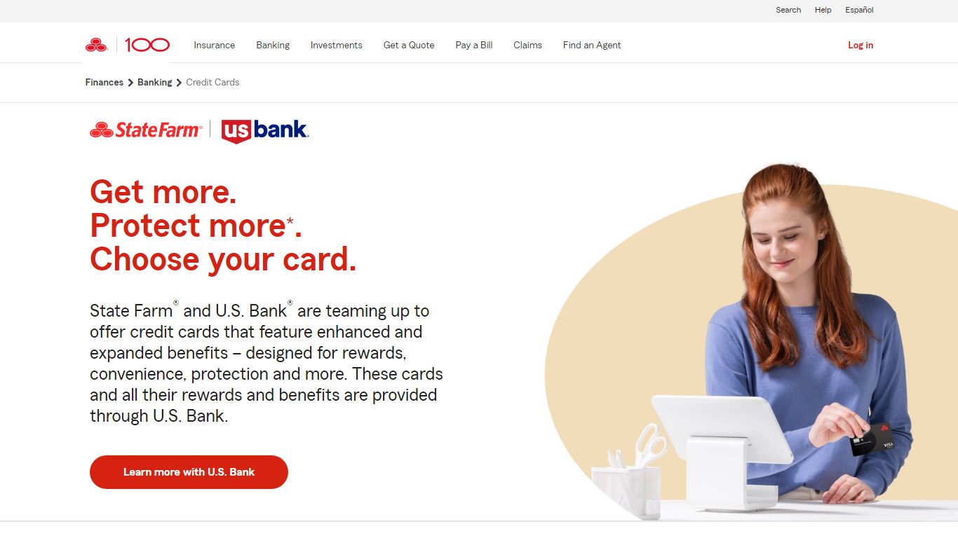 Visa Credit Cards from U.S. Bank® | State Farm®